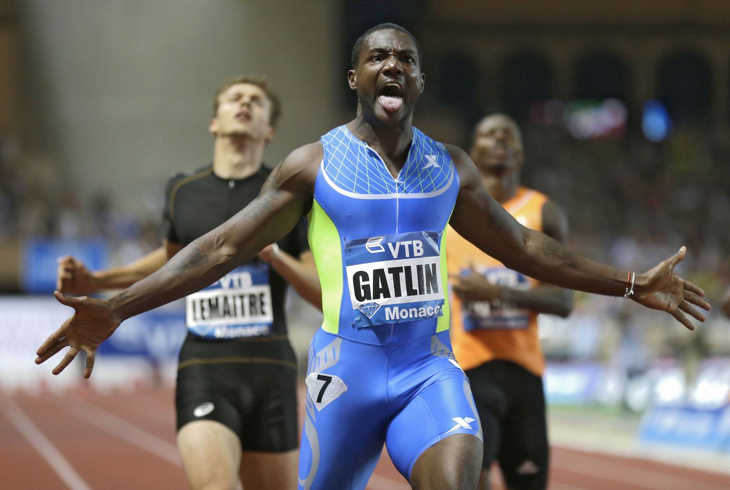 Justin Gatlin tõusis pärast dopingkaristuse lõppemist taas maailma üheks kiiremaks sprinteriks