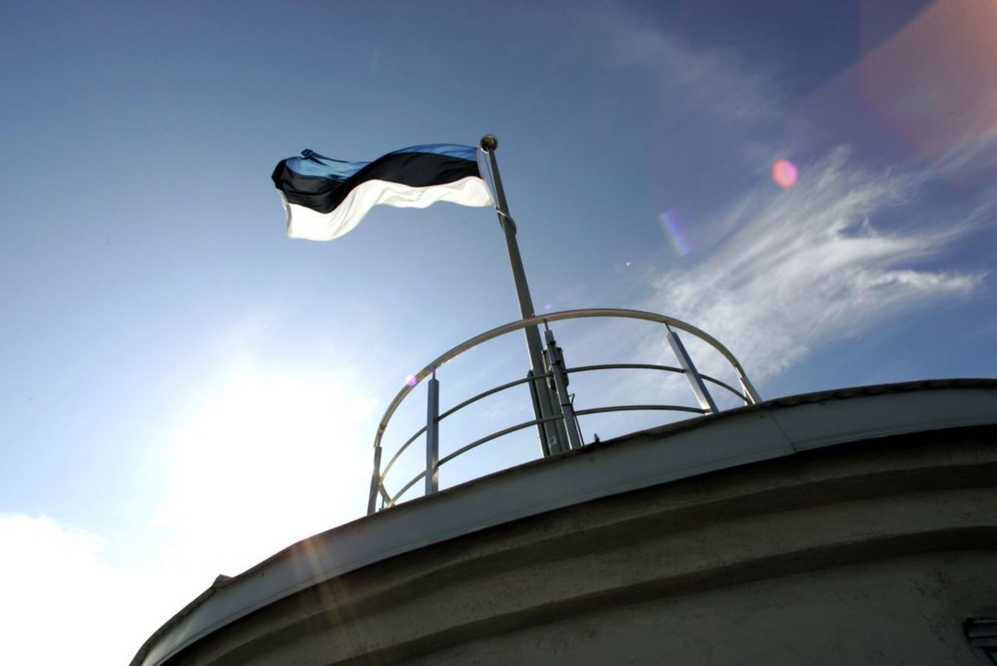 Eesti lipp Pika Hermanni tornis..