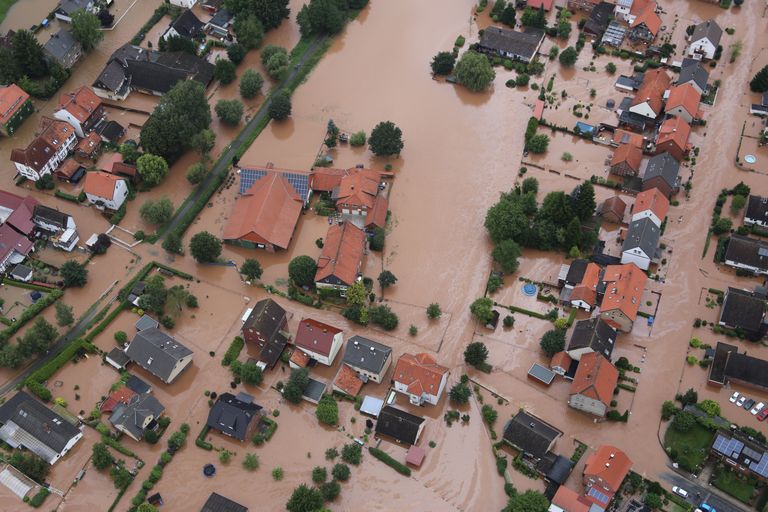 Vaade üleujutatud Rhuedenile. Foto: Stefan Rampfel/AP/Scanpix