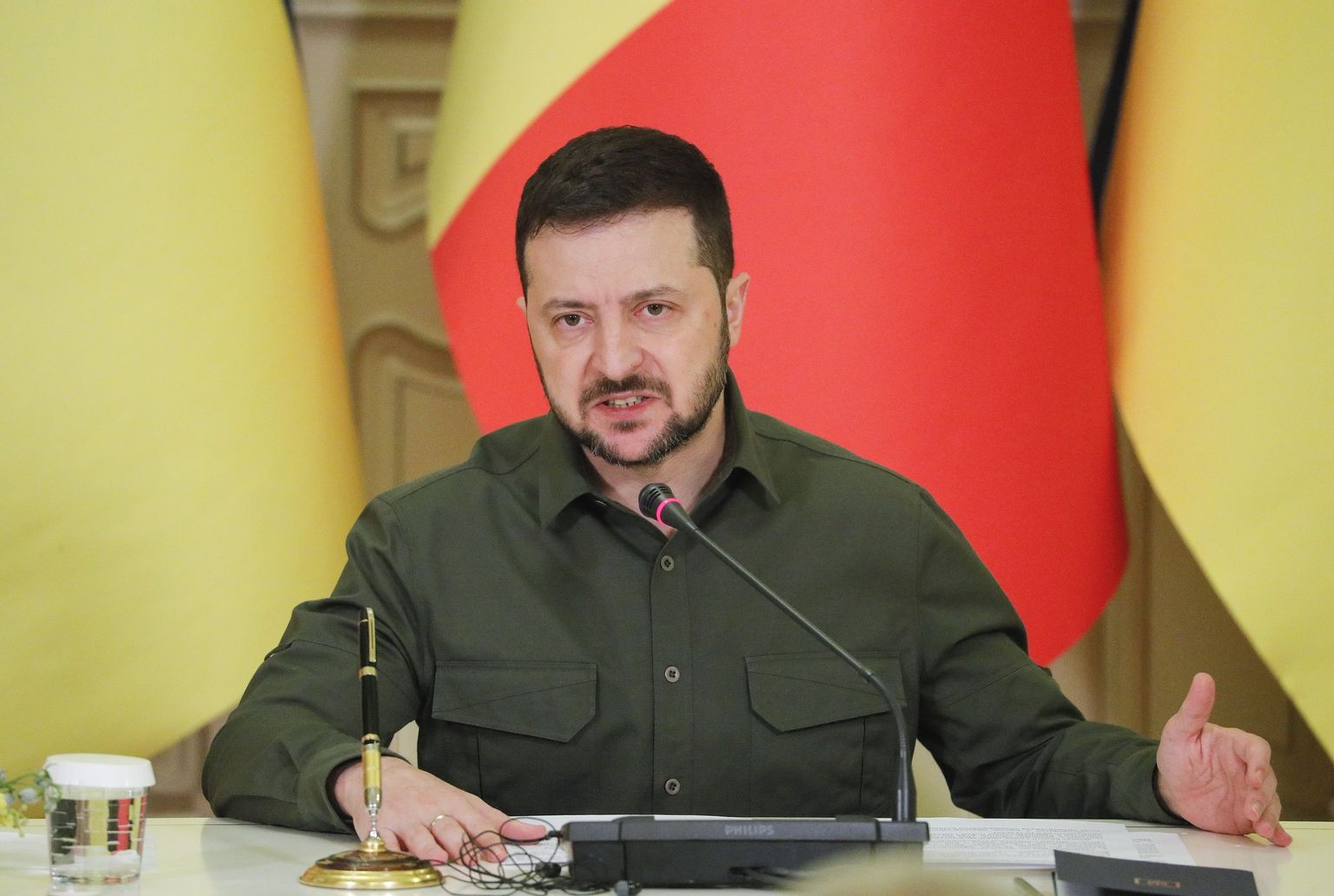Ukraina president Volodõmõr Zelenskõi.