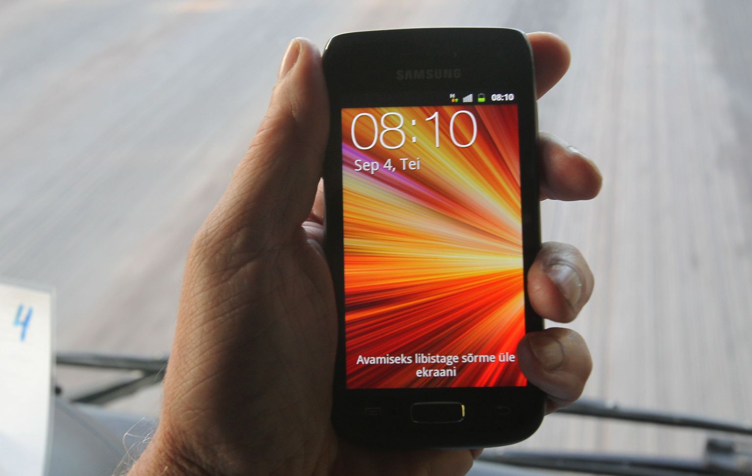 Mobiiltelefon.