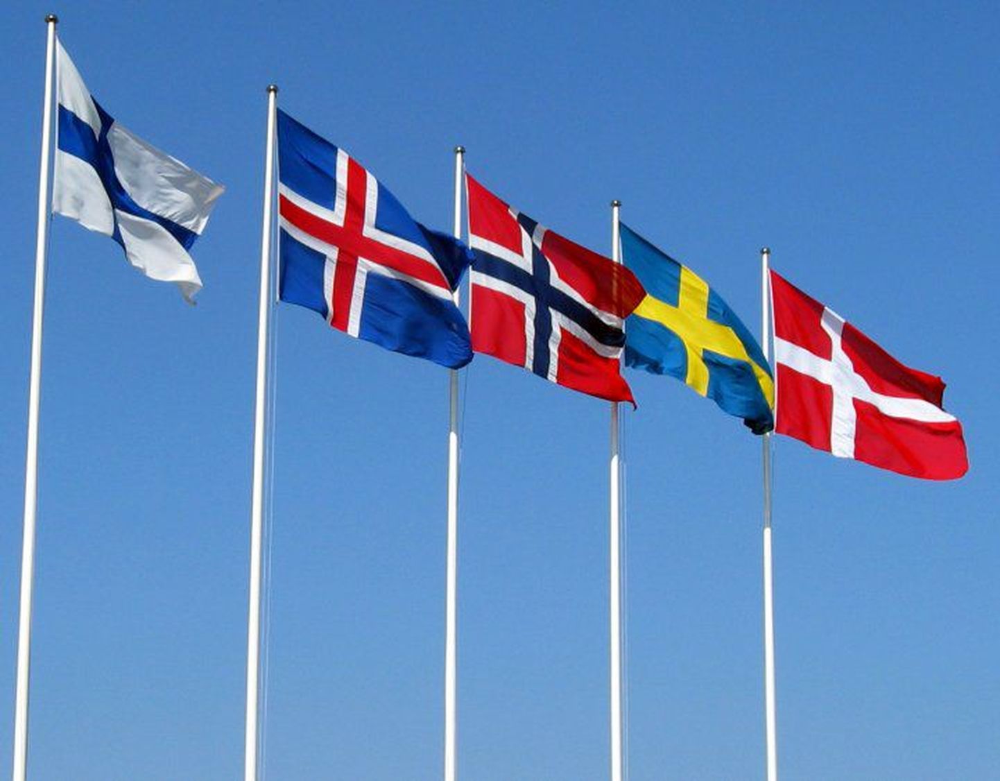 Põhjamaade lipud.