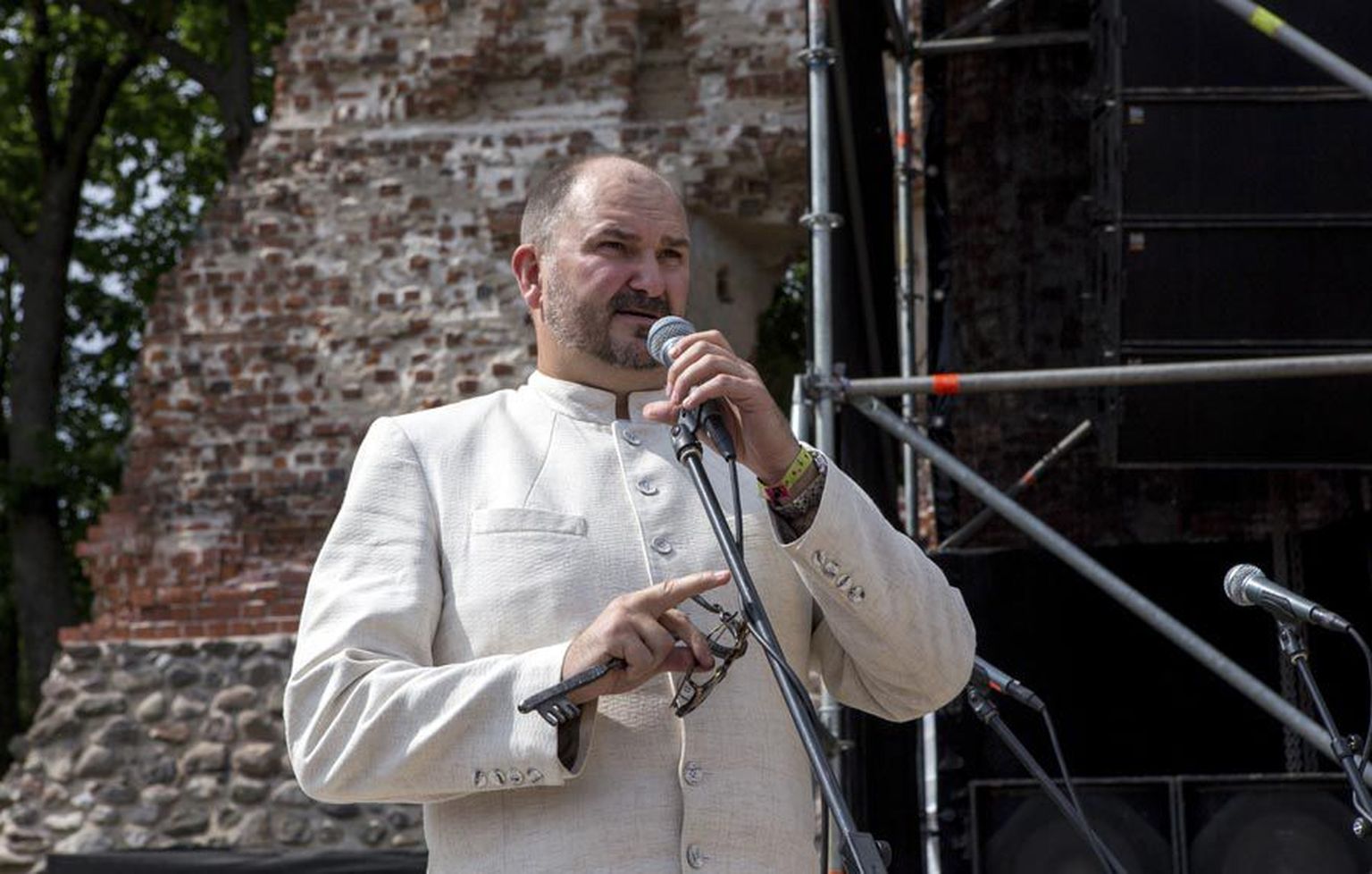 Viljandi pärimusmuusika festivali pealik Ando Kiviberg.