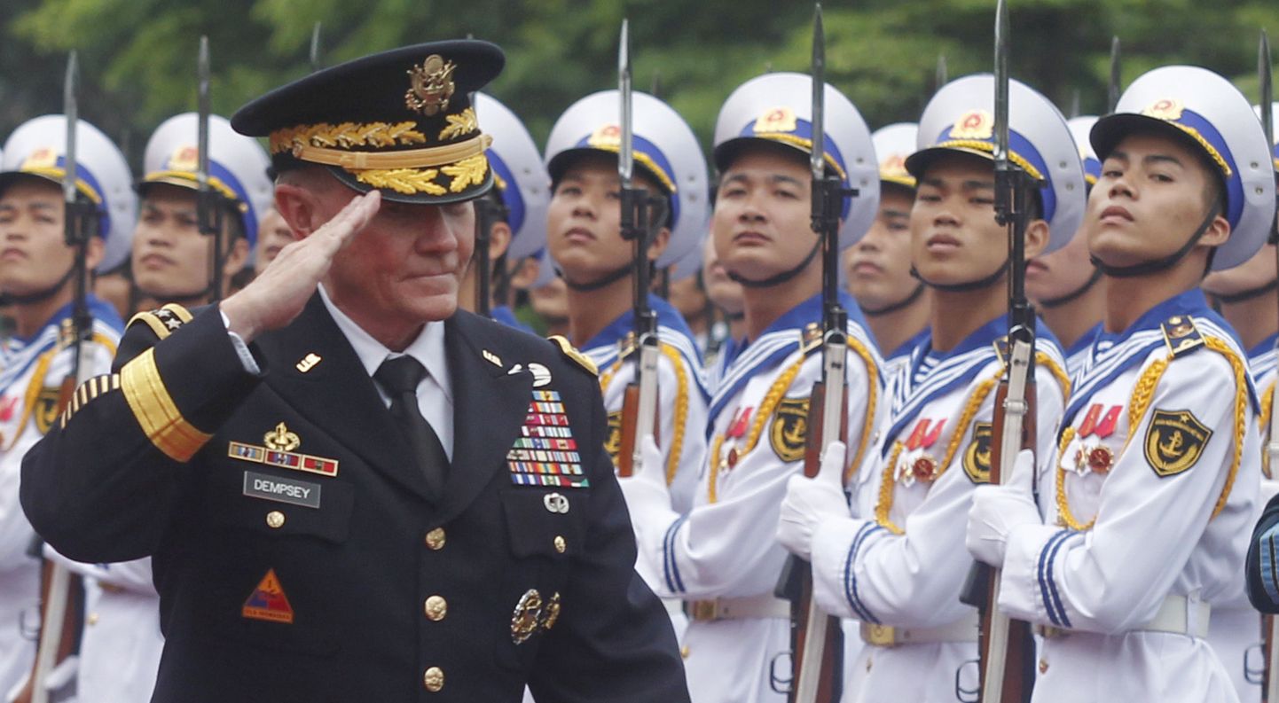 USA kindral Martin Dempsey täna Vietnamis.