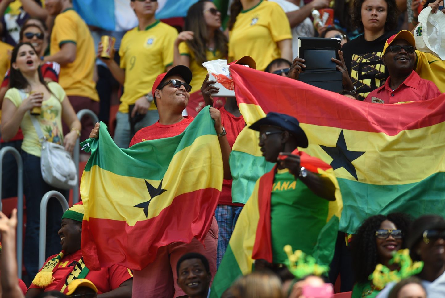 Ghana jalgpallifännid MMil