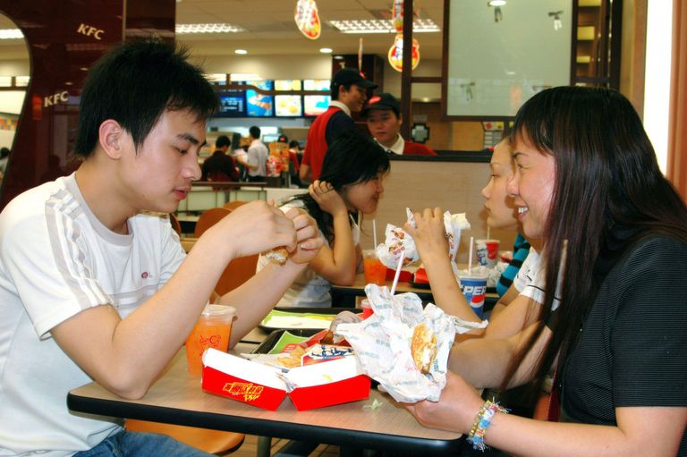 Hiinlased einestamas KFCs