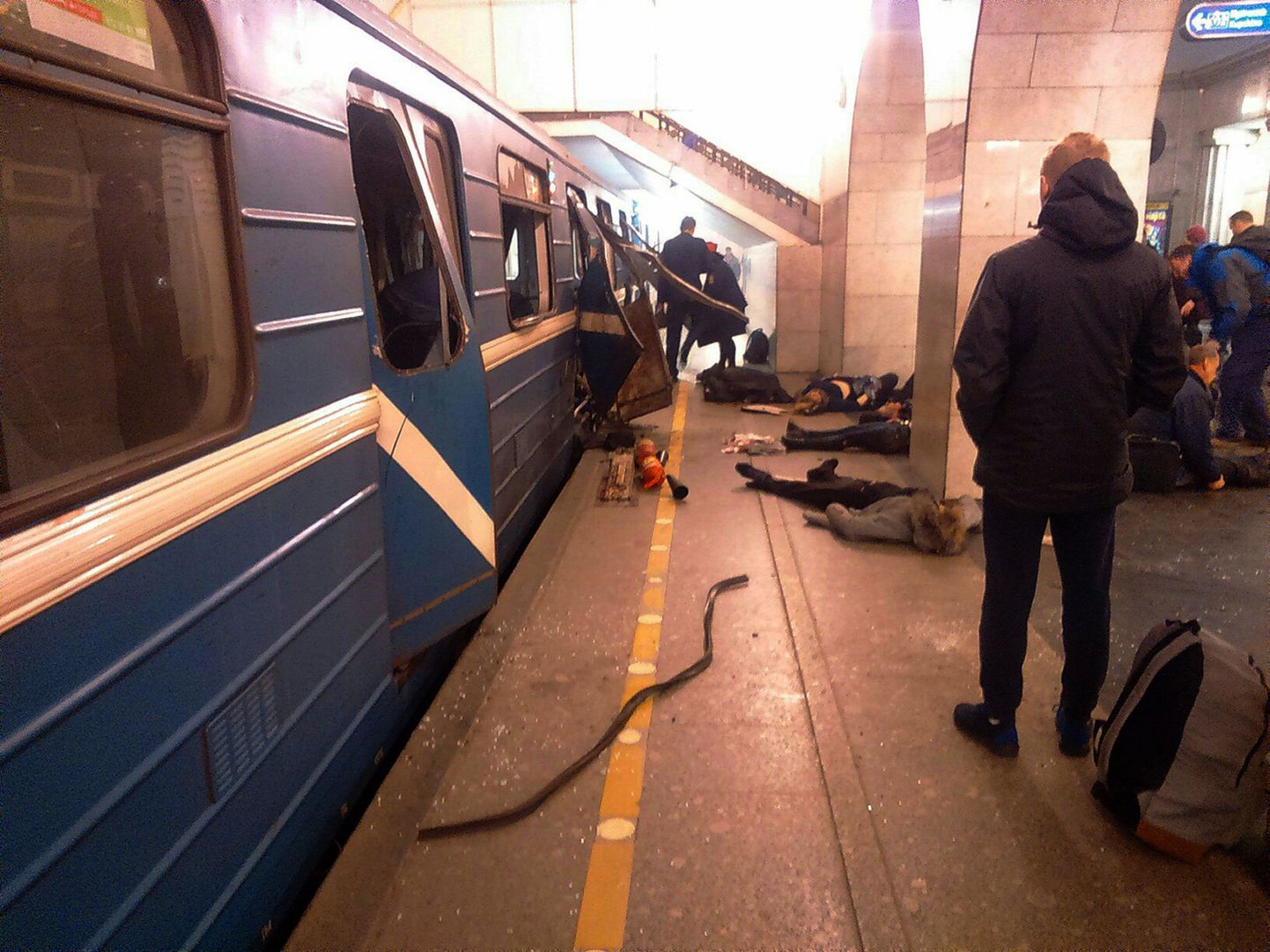 Plahvatus Peterburi metroos.
