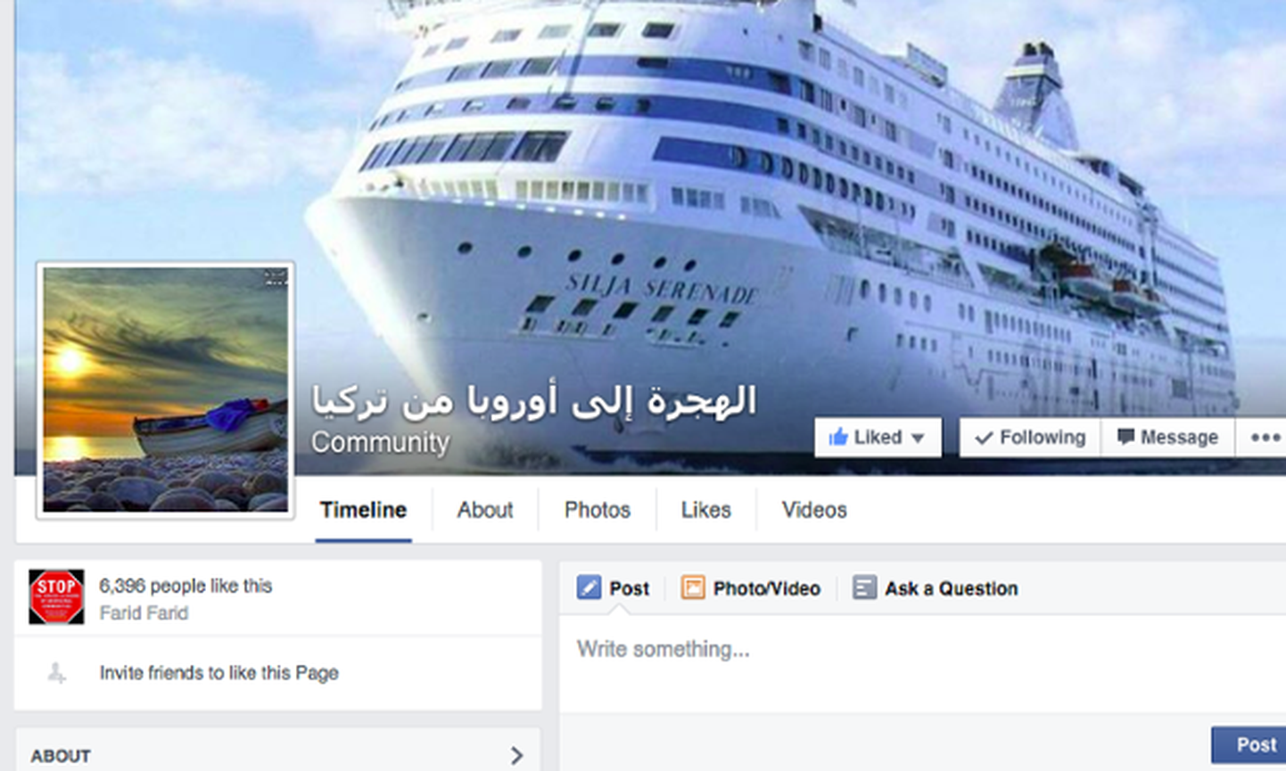 Vahemere paadipõgenike smugeldajate loodud Facebooki reklaamleht