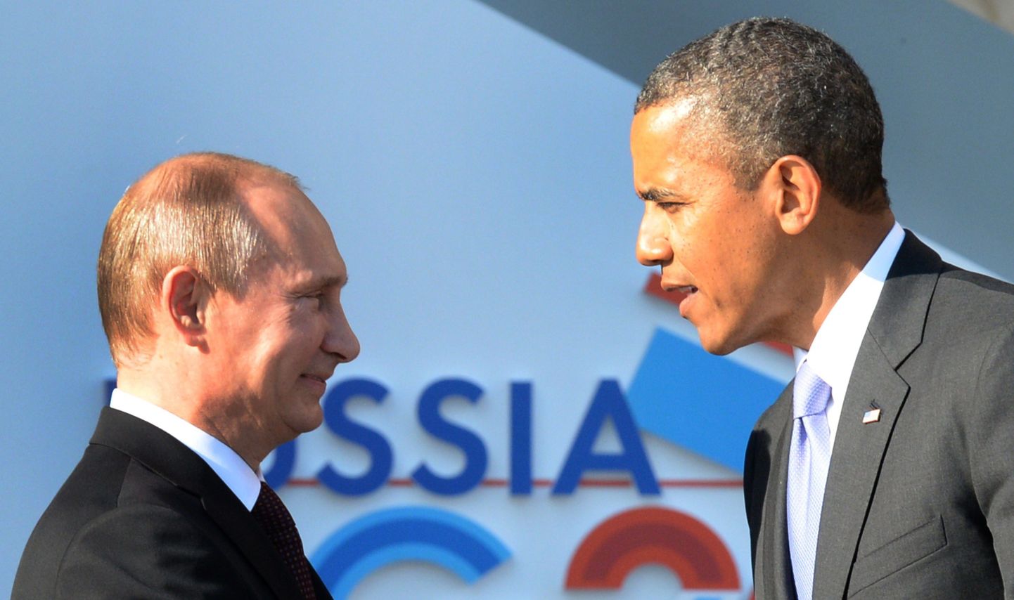 Vene president Vladimir Putin ja USA riigipea Barack Obama. Foto on tehtud 2013. aasta septembris.