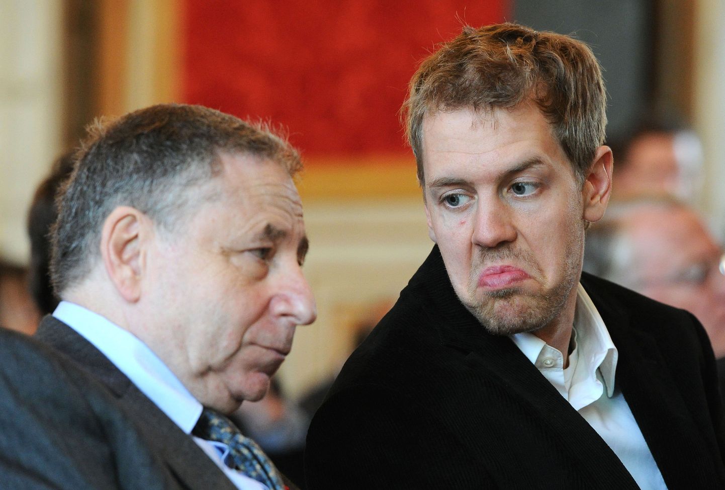 Jean Todt (vasakul) tahab Sebastian Vettelilt rohkem raha.