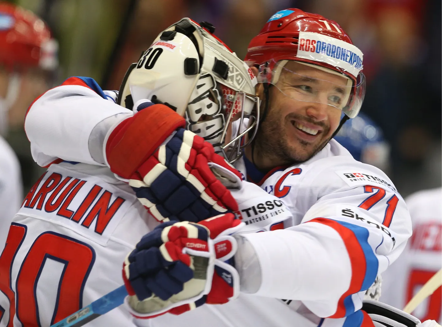 Сборная России по хоккею добилась победы над командой Швеции в матче второго тура Кубка Первого канала — этапе Еврохоккейтура.