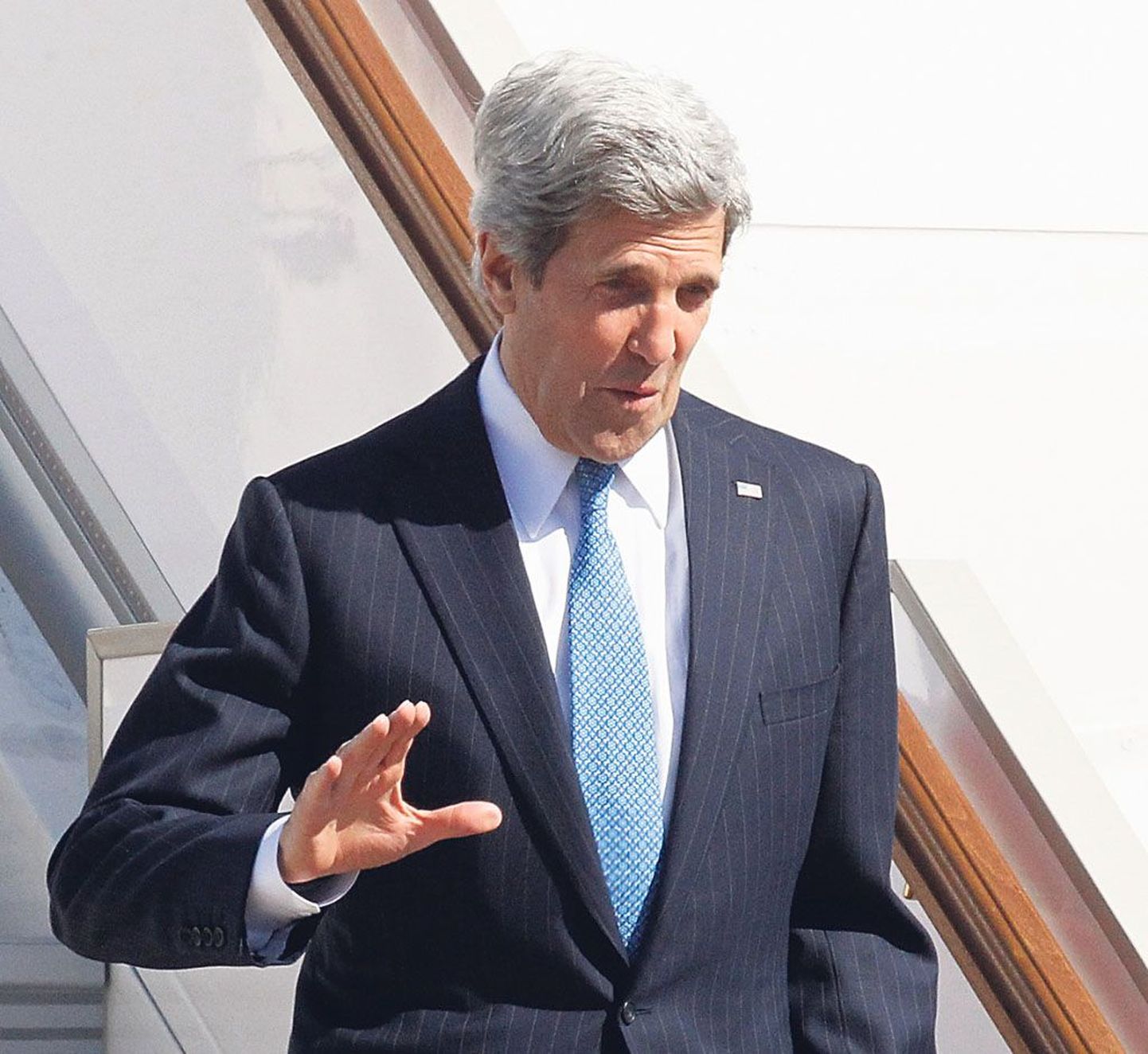 USA riigisekretär John Kerry saabus Moskvasse valmistama ette Putini-Obama kohtumist.