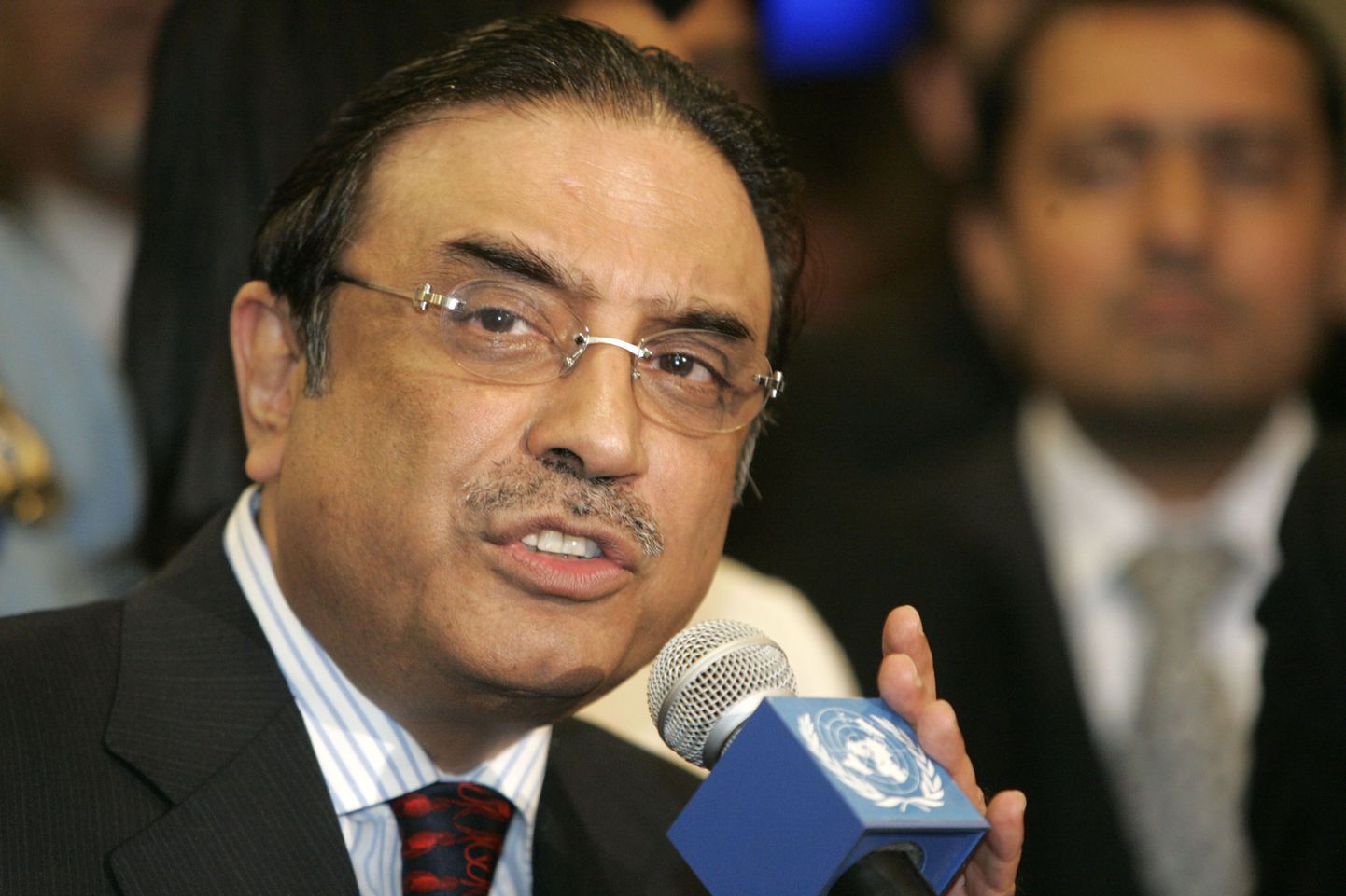 Pakistani president Asif Ali Zardari.