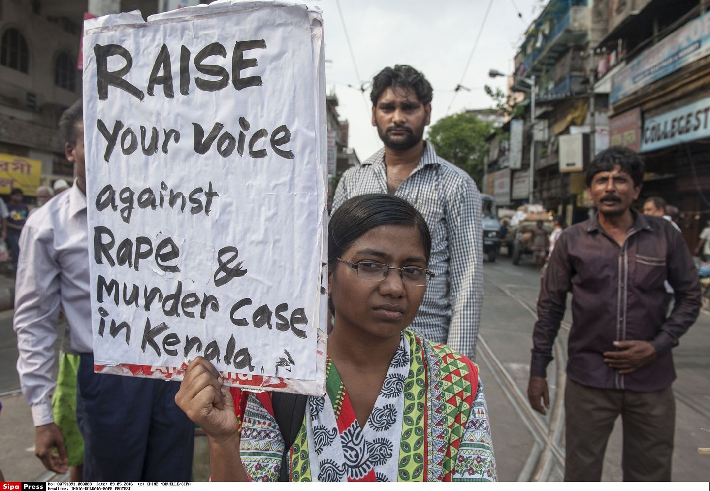 Seksuaalvägivalla vastane meeleavaldus Indias.