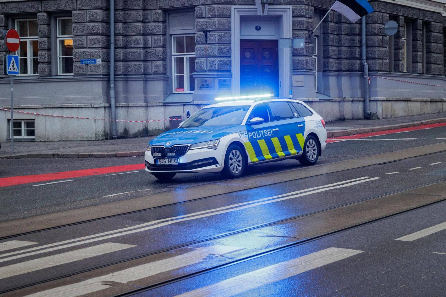 Politseiauto, foto on illustratiivne.