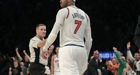 Anthony lõpuvise päästis Knicksi, Nowitzki nullis Pelicansi tornid