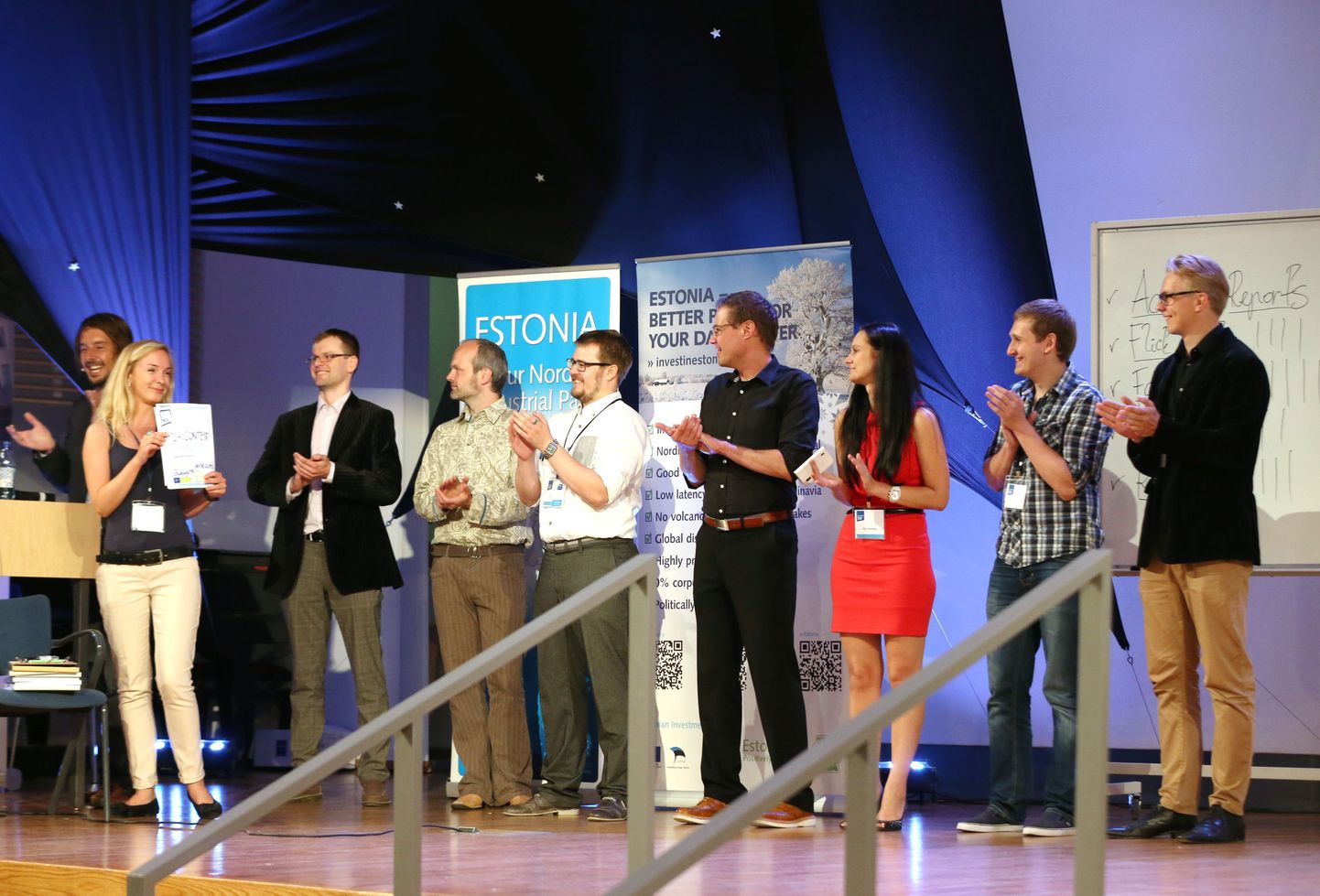 Tallinna Tehnikaülikoolis toimus European Innovation Adademy lõppüritusena konkurss LATITUDE 59. Võistluse 5 finalisti seast valiti parimaks Fabulonia, teise koha sai Flick Diet.