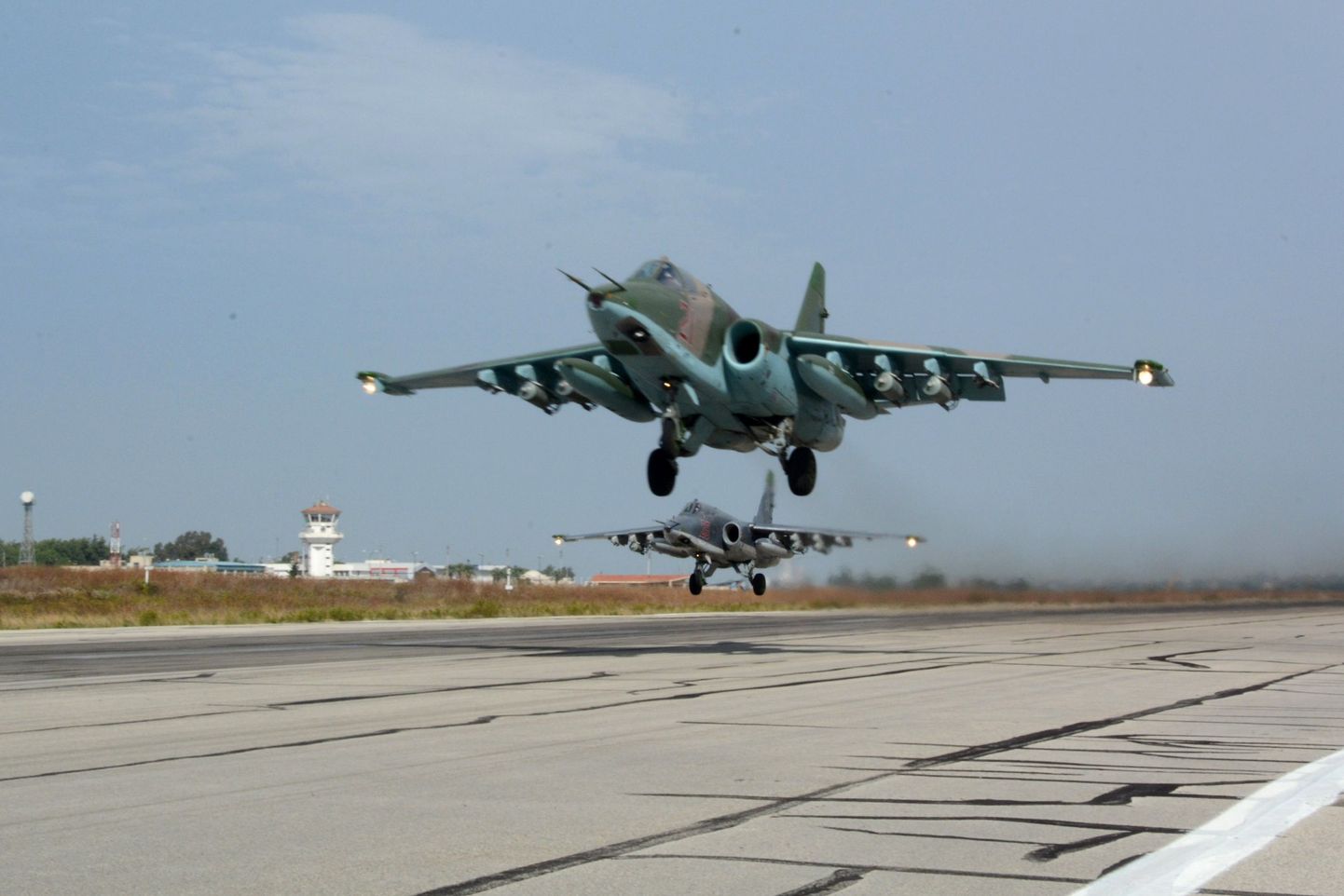Российский штурмовик Су-25.