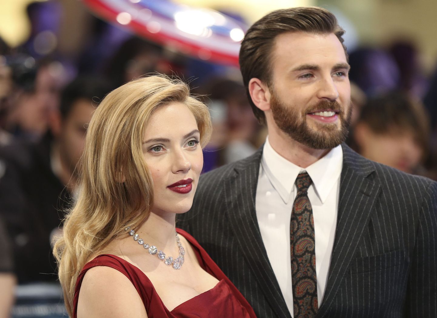 «Captain America» staarid Scarlett Johansson ja Chris Evans