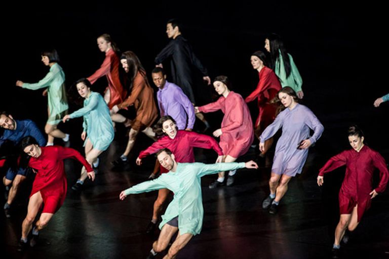 Uz GoteborgsOperan skatuves, izrāde Tranquil, horeogrāfija Saburo Teshigawara 2016 