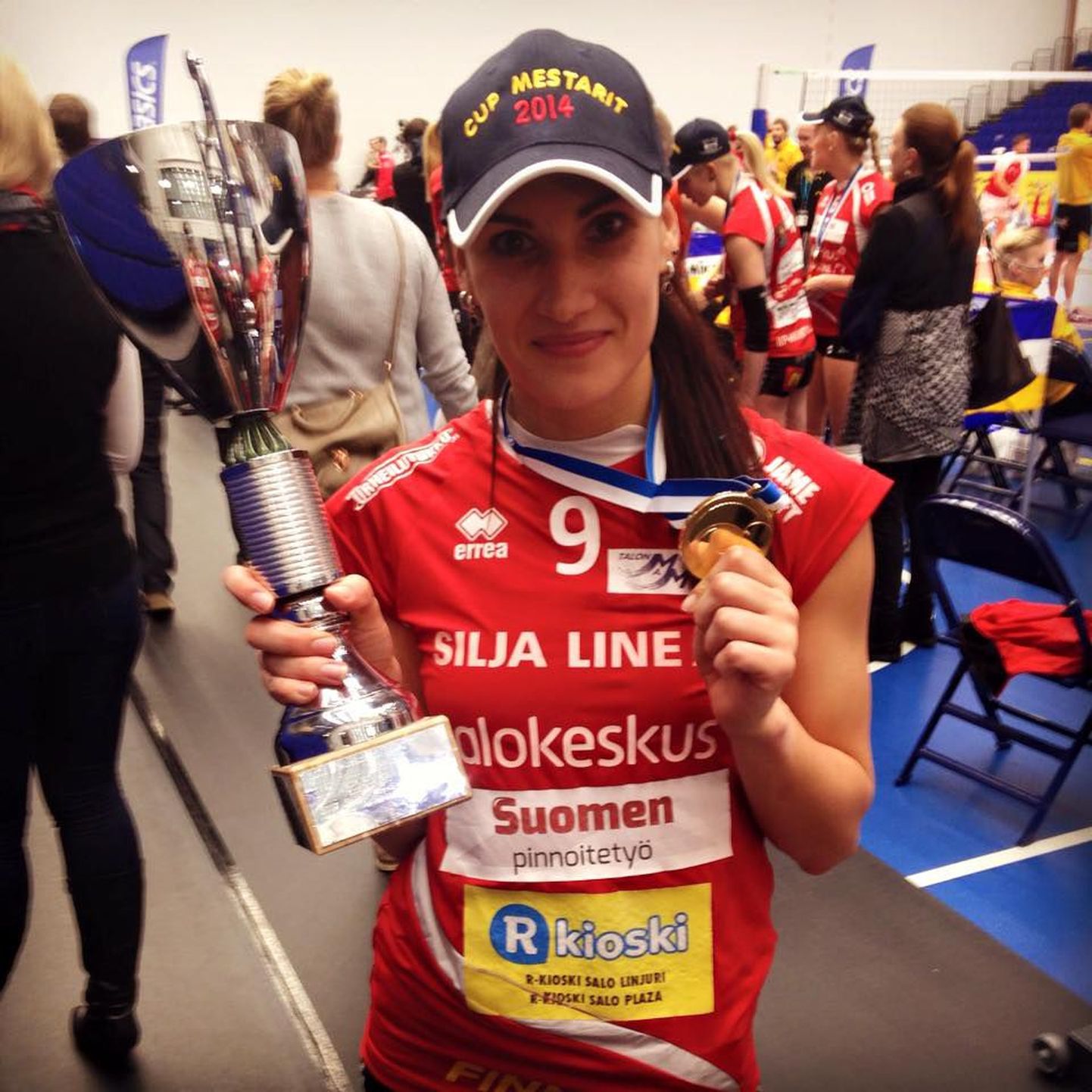 Anu Ennok tuli Salo LP Viesti naiskonna koosseisus Soome karikavõitjaks.