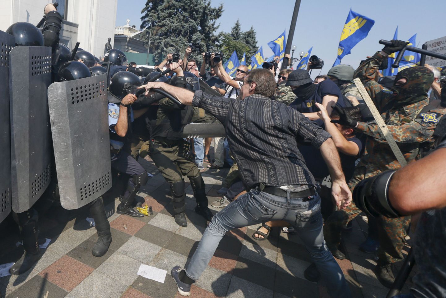 Беспорядки в Киеве. Иллюстративное фото.
