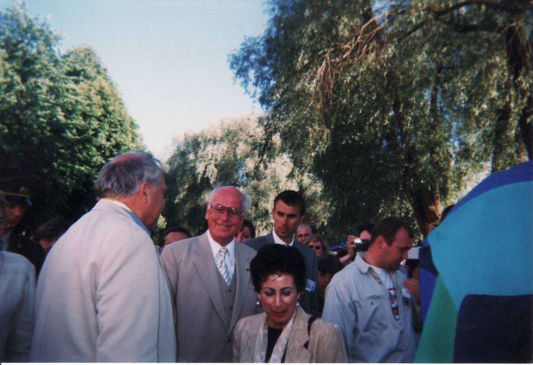Südamesse armsa jälje jätnud... president Lennart Meri (1999). Foto: Kairi Kroon