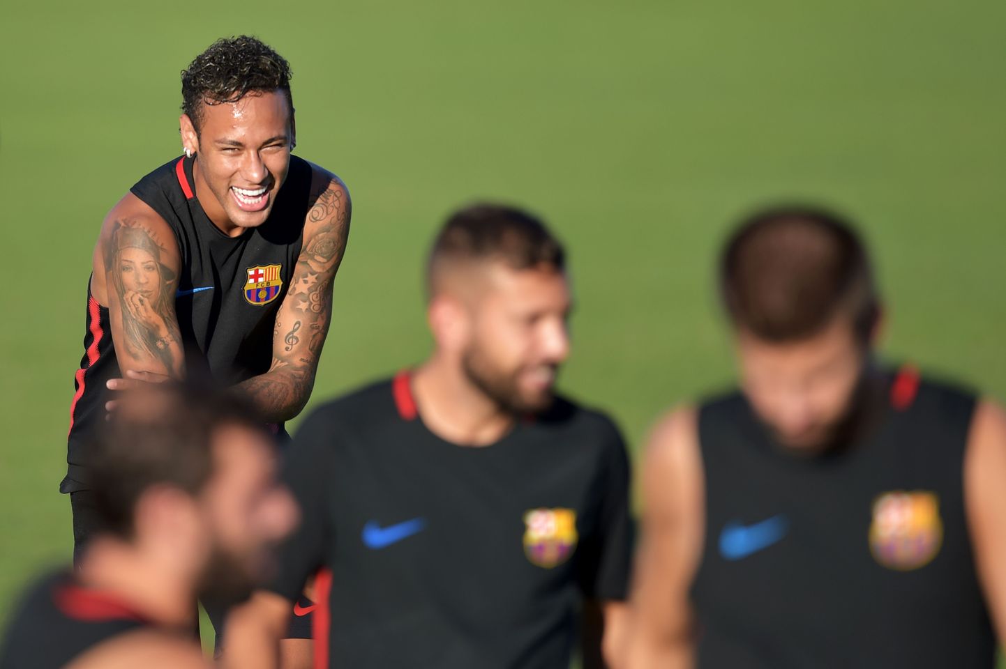 Neymar Barcelona treeningul.