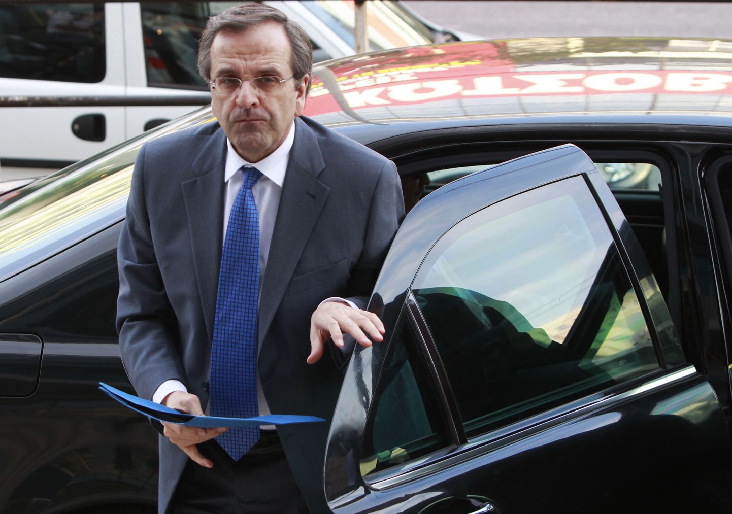 Kreeka konservatiivide liider Antonis Samaras.