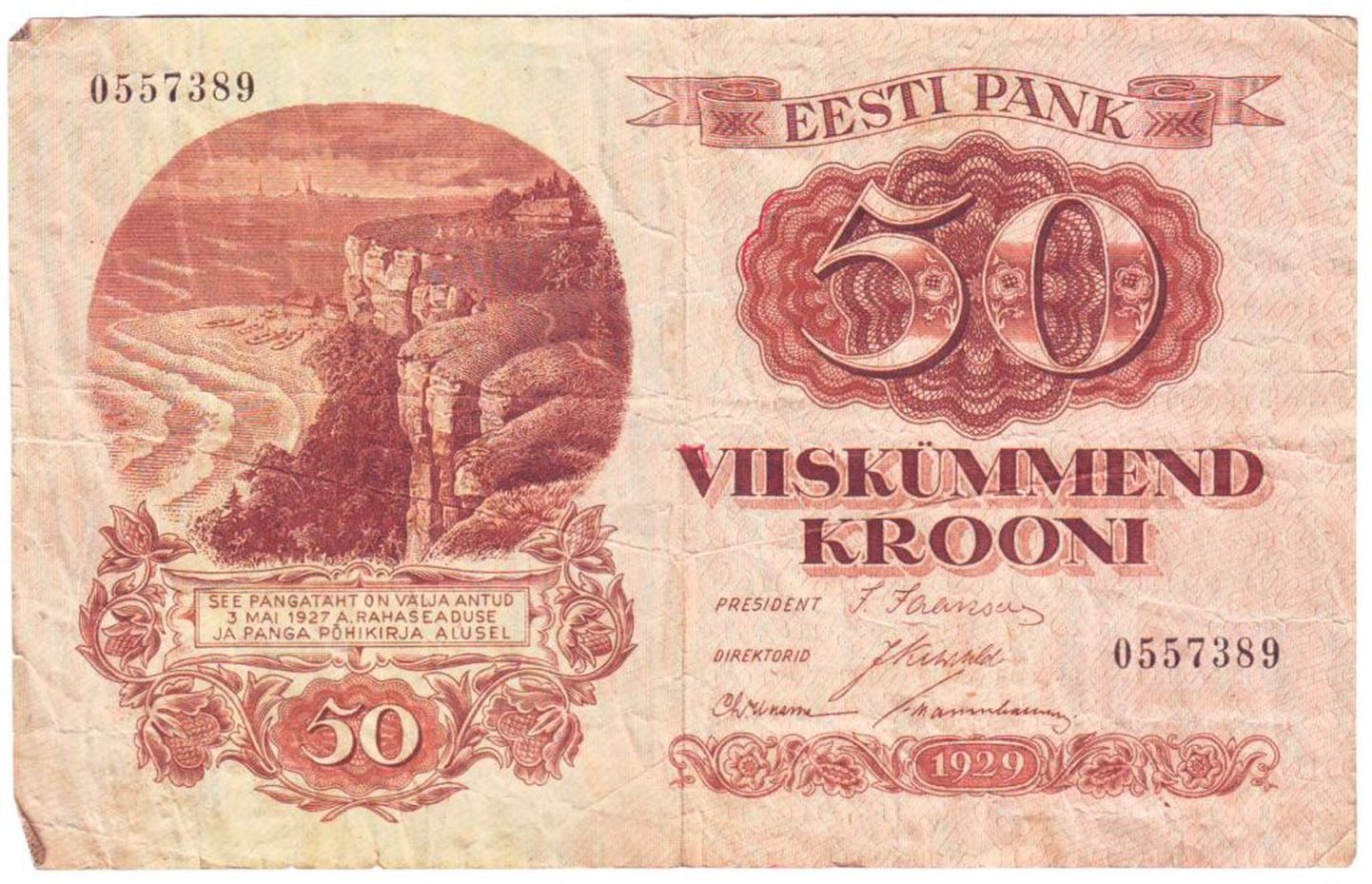 Ühe Eesti krooni ostujõud vastas tegelikult 8-10 rubla ostujõule NSV Liidus. Teistel andmetel oli krooni väärtus koguni 10-15 rubla. Rubla kehtestamisega sai eestlane krooni eest vastu vaid 1/8 - 1/6 oma raha tõelisest väärtusest.