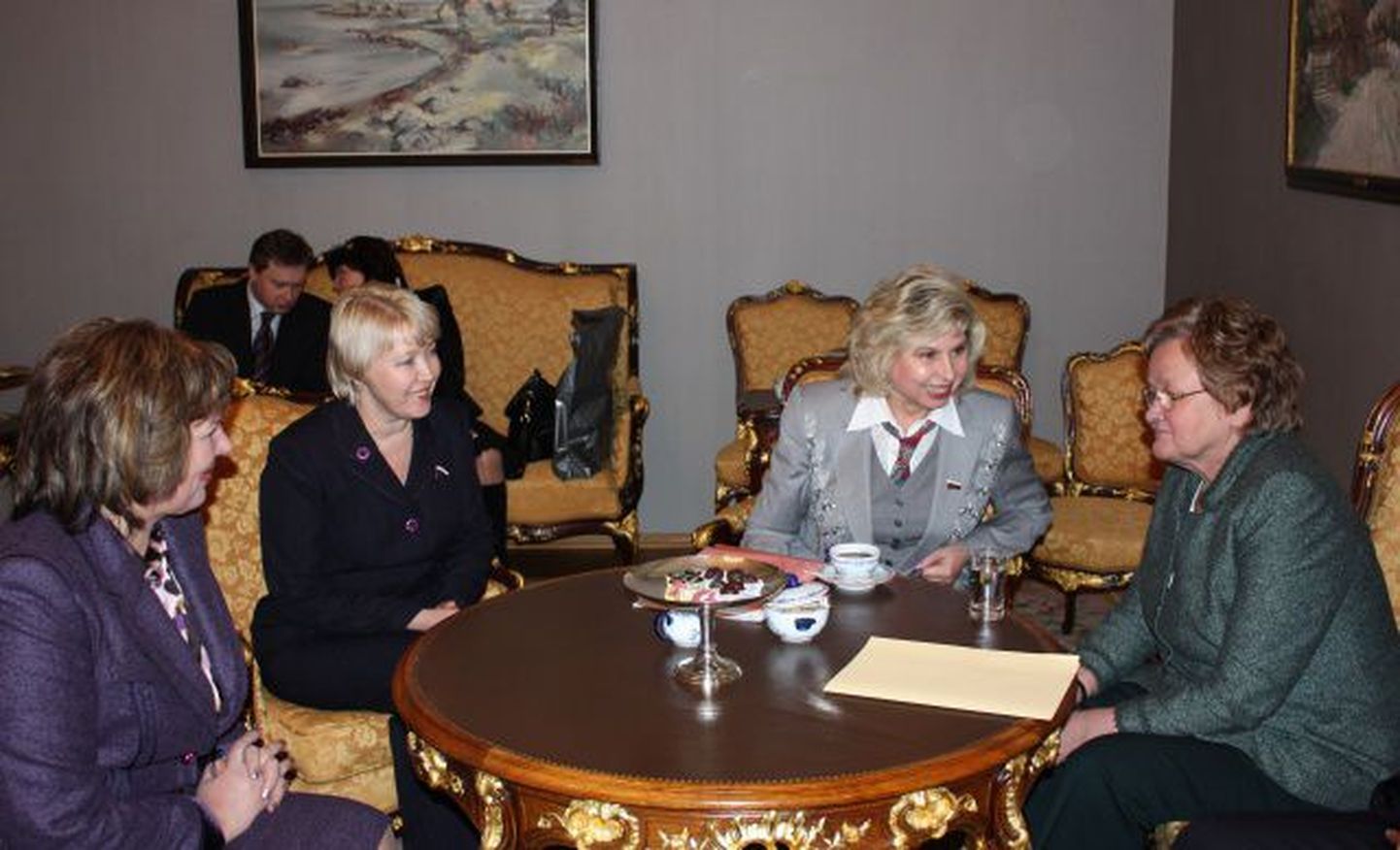 Ene Ergma kohtus Vene riigiduuma delegatsiooniga.