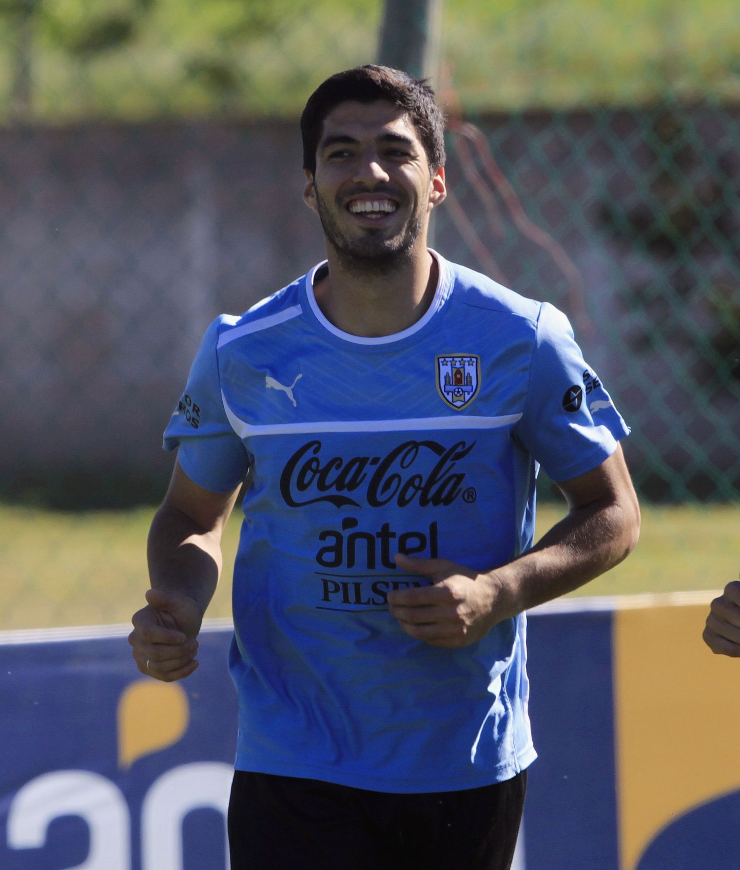 Uruguay jalgpallikoondise mängija Luis Suarez.
