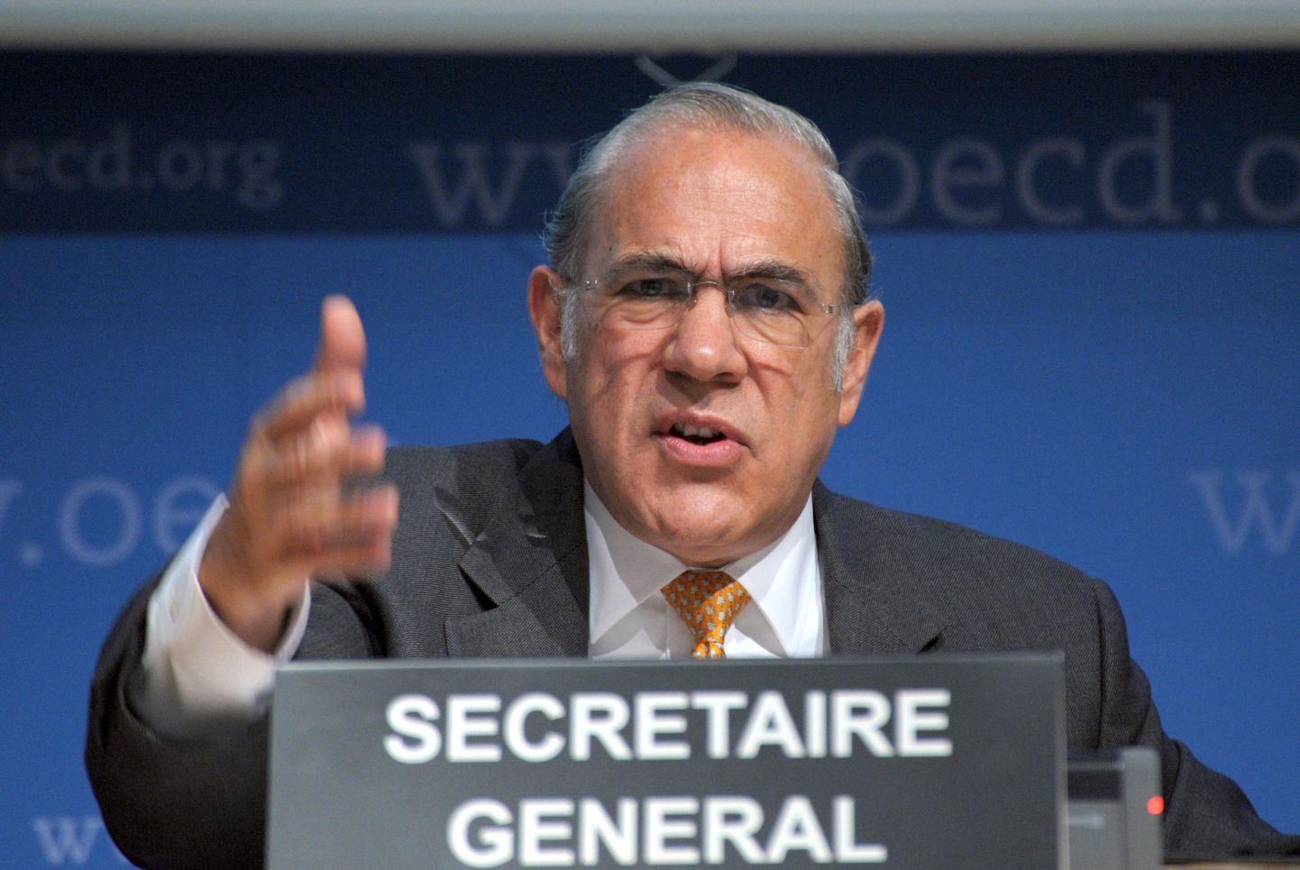 Majanduskoostöö ja Arengu Organisatsiooni (OECD)peasekretär Angel Gurria.
