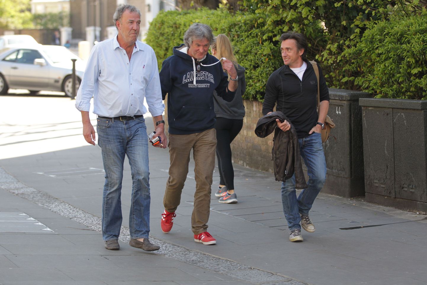 Jeremy Clarkson, Richard Hammond ja James May kohtusid Clarksoni juures