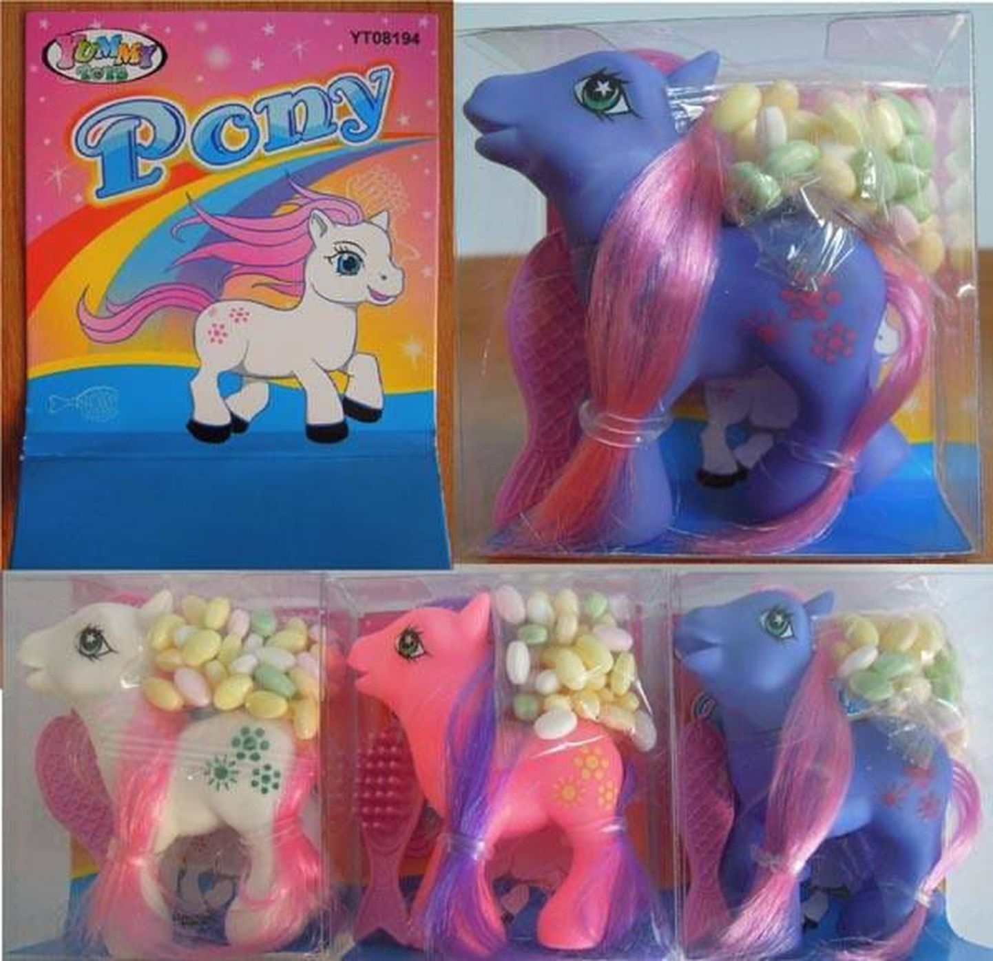 Игрушечный пони Yummi Toys Pony, продававшийся на бульваре Сыпрузе в киоске Siili фирмы Autogrill TÜ.
