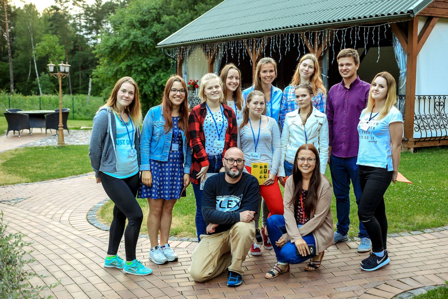 Sel õppeaastal USAs viibivad Eesti noored ning FLEX programmi Baltikumi piirkonna direktor Keving Reiling ja Eesti koordinaator Greete Palksaar.