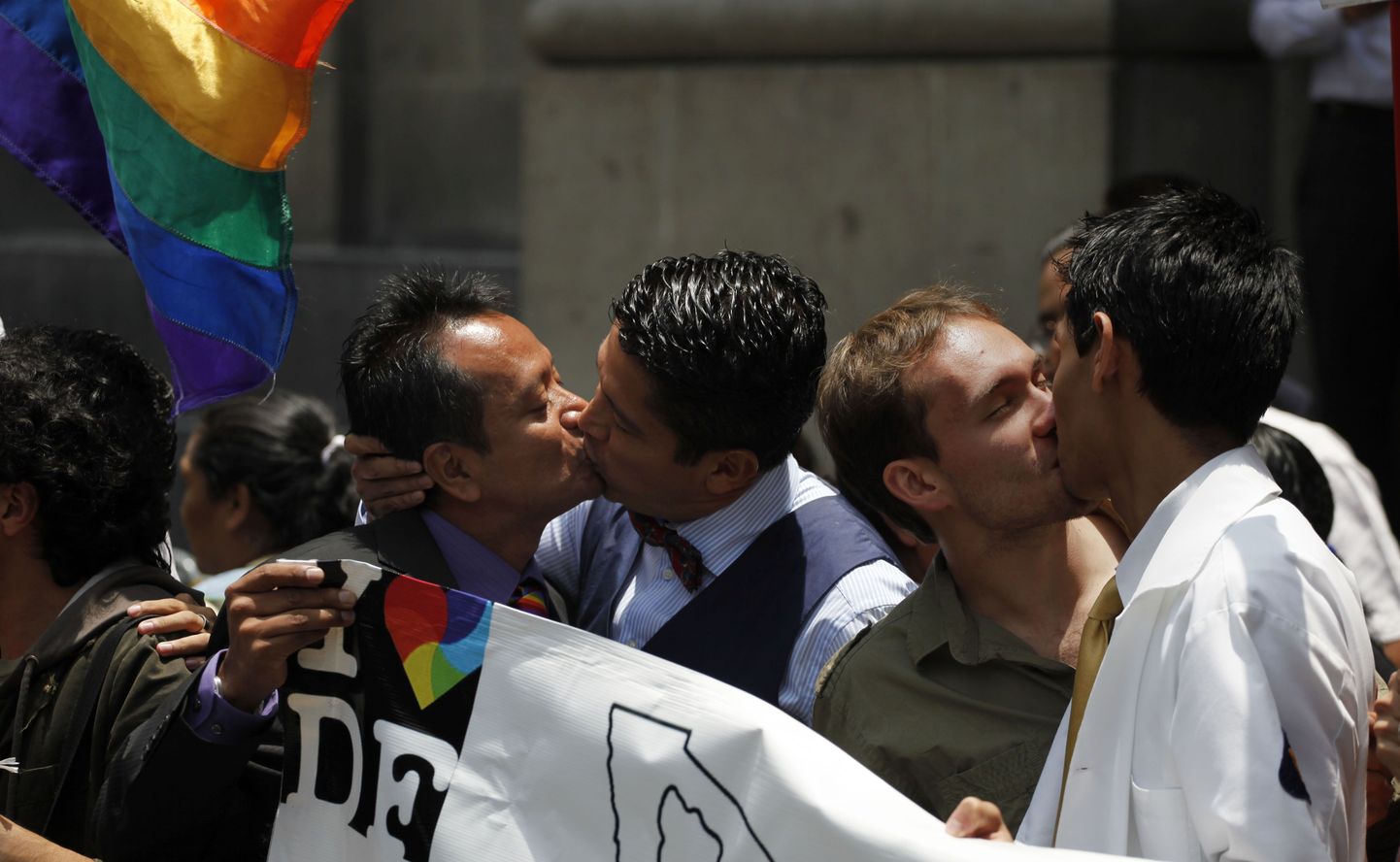 Õnnelikud Mehhiko homopaarid