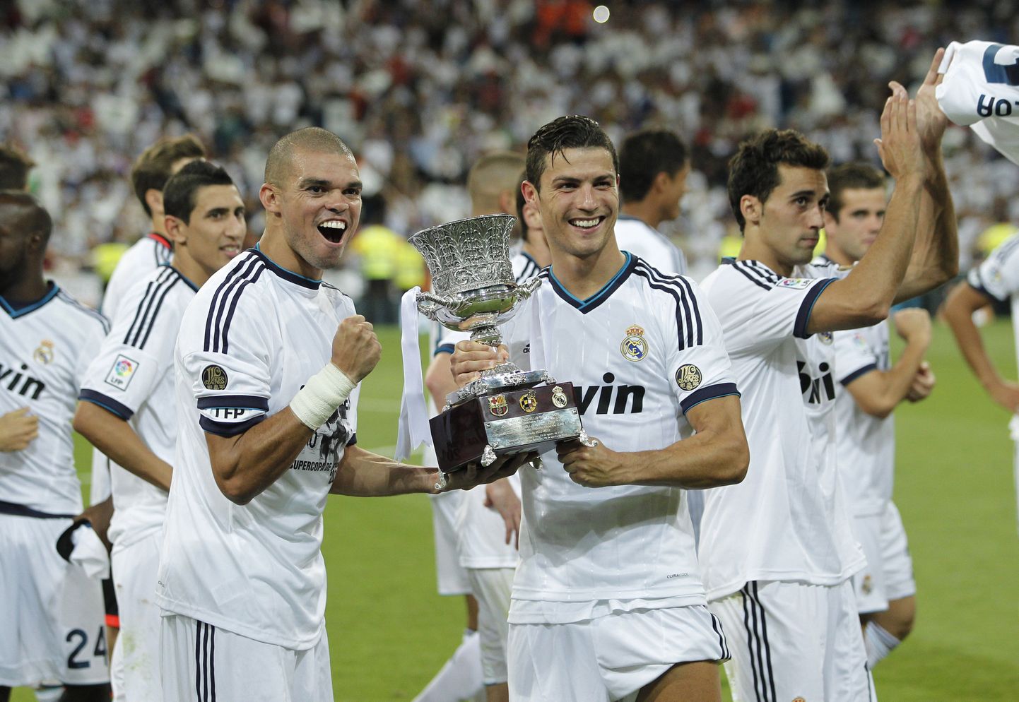 Madridi Reali mängijad.