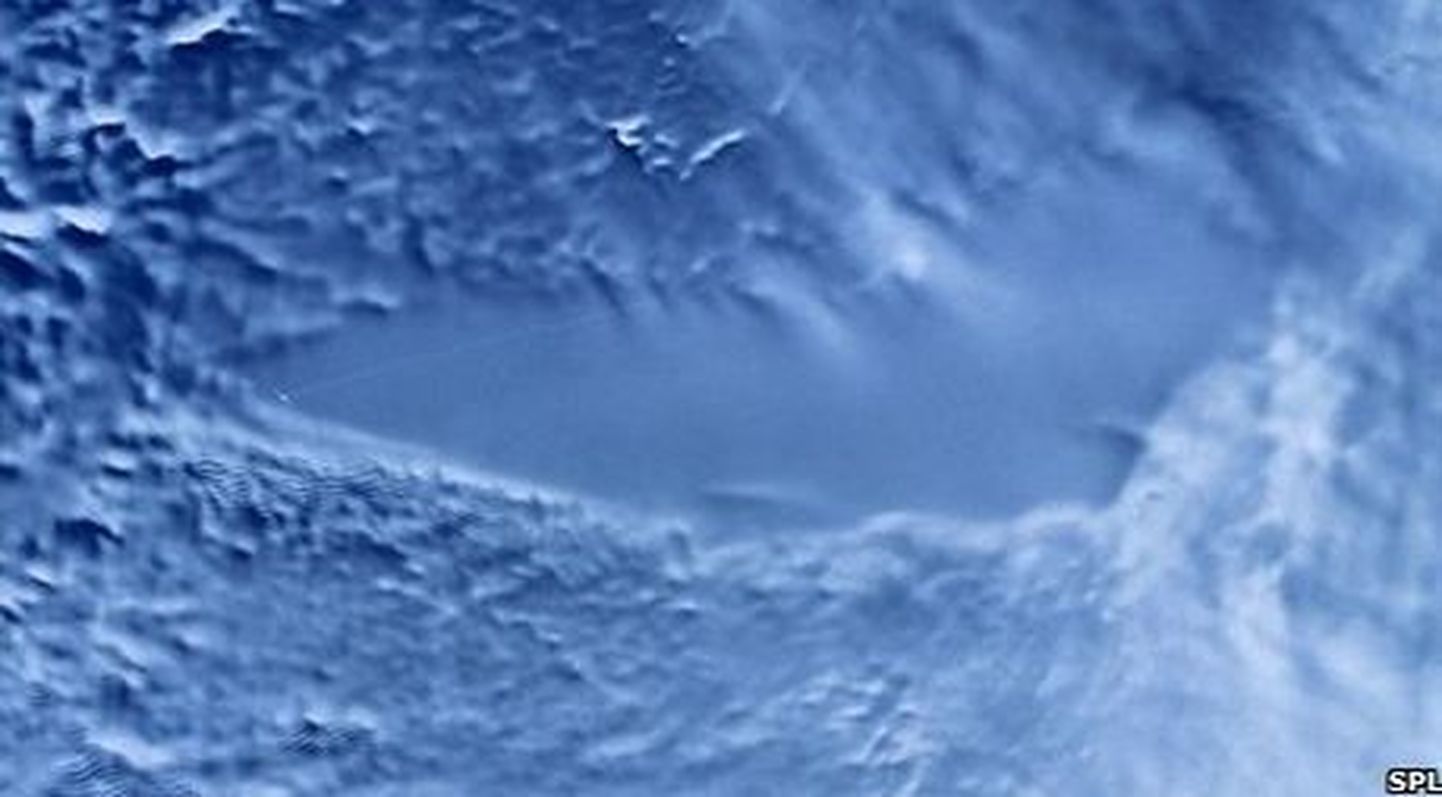 Satelliitpilt jääalusest Vostoki järvest