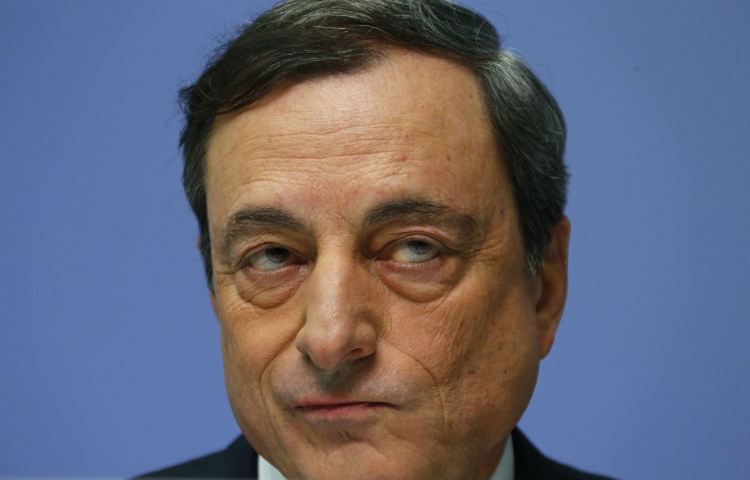 Mario Draghi pressikonverentsil