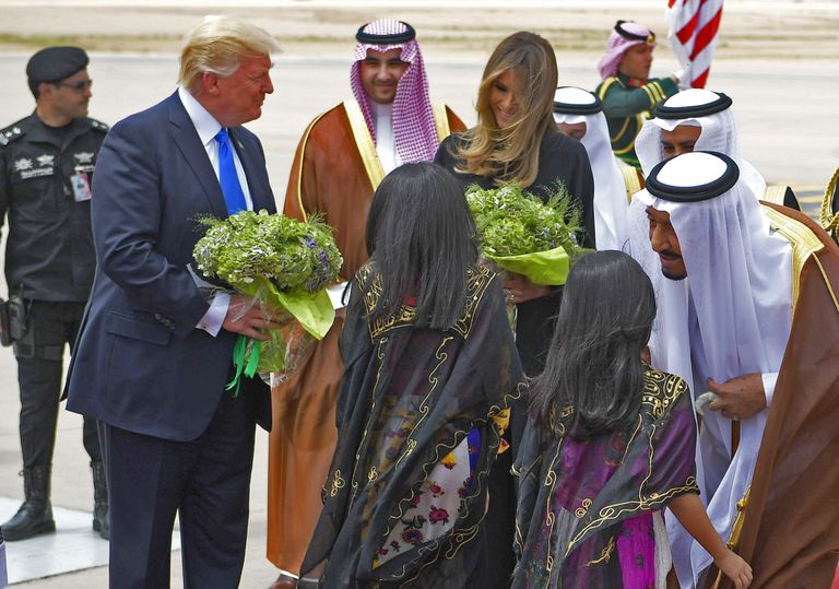 Donald Trump Saudi Araabias