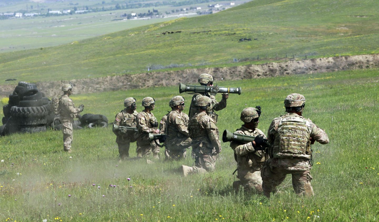 Ameerika sõjaväelased Gruusias õppustel.