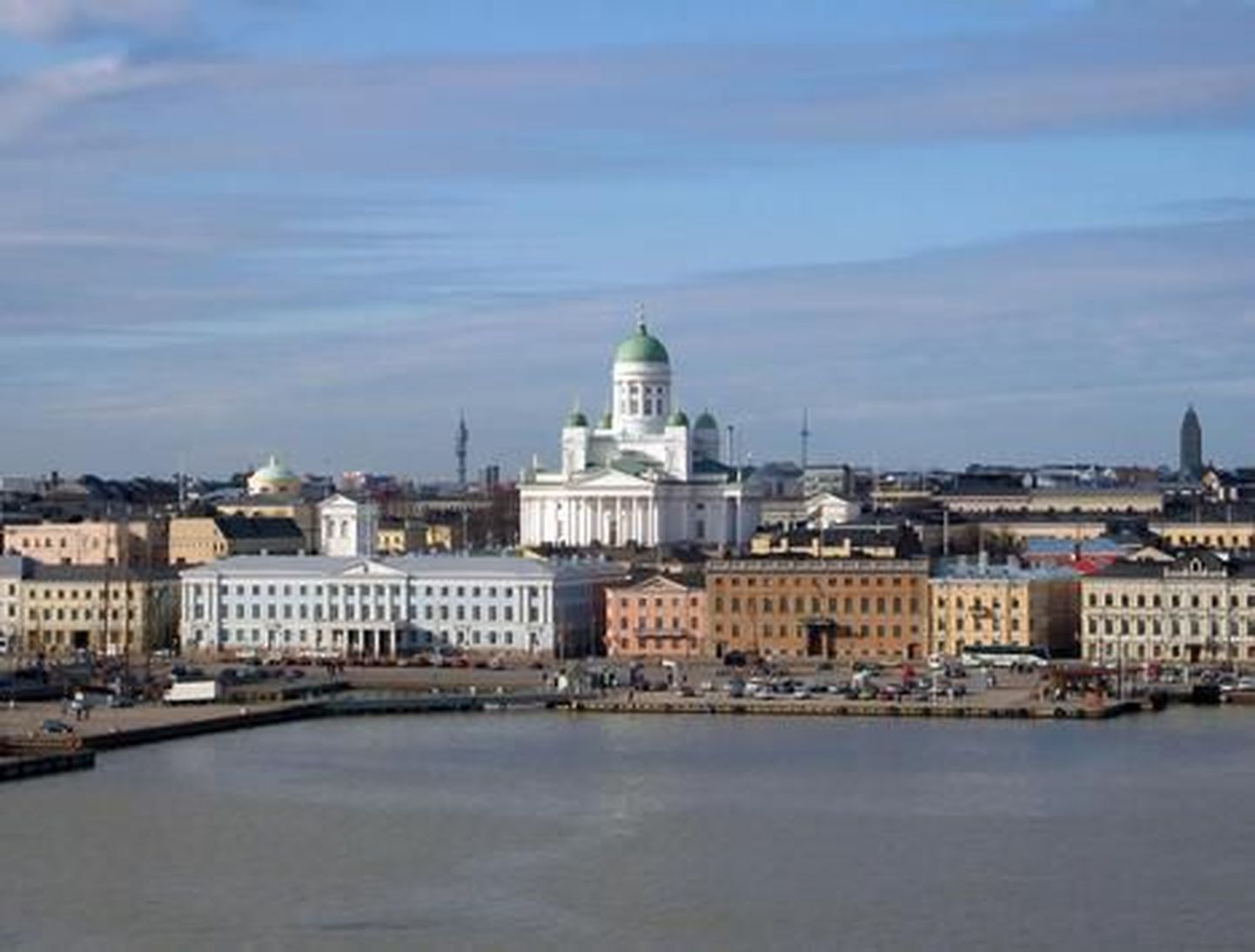 Вид на центральную часть Хельсинки.