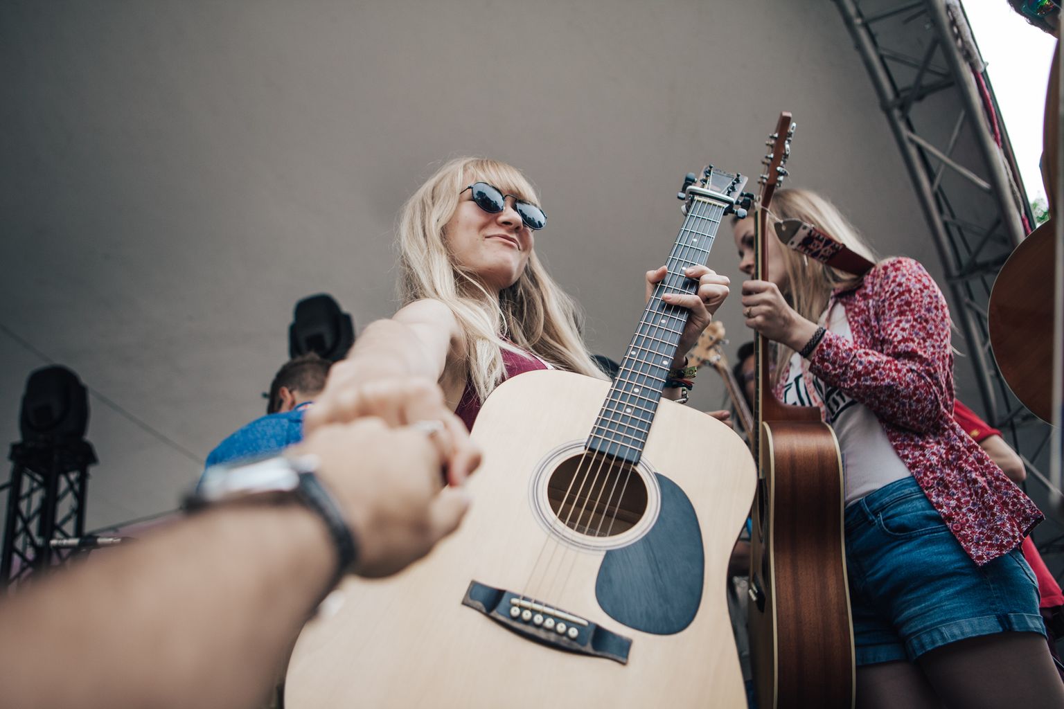Foto on tehtud mulluselt Viljandi pärimusmuusika festivalilt.