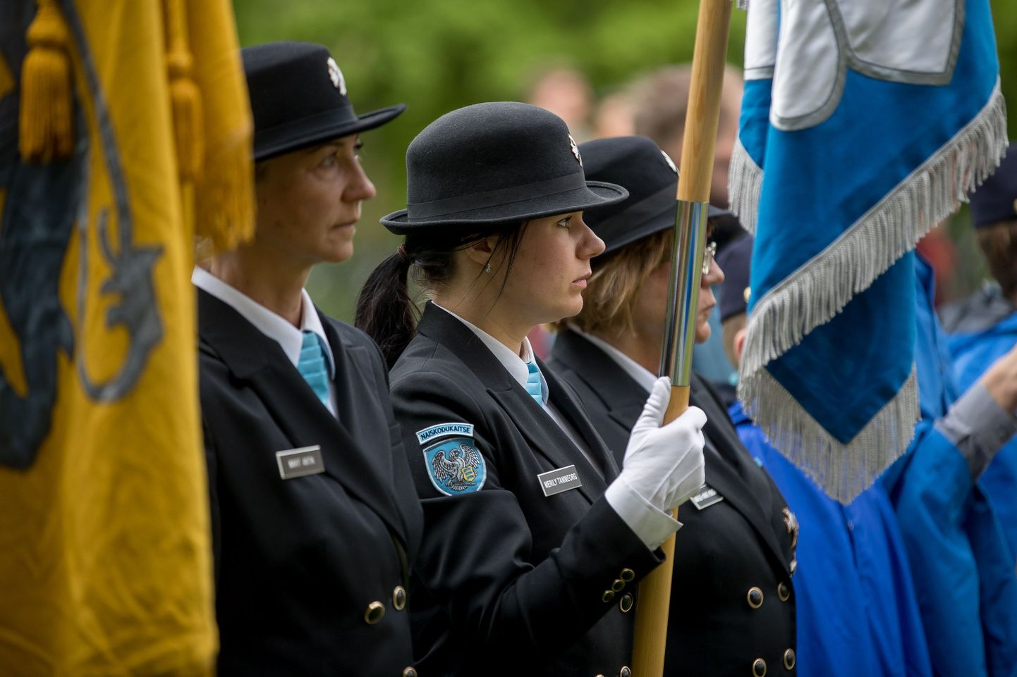 Eesti lipu päeva tähistamine. Naiskodukaitsjad.