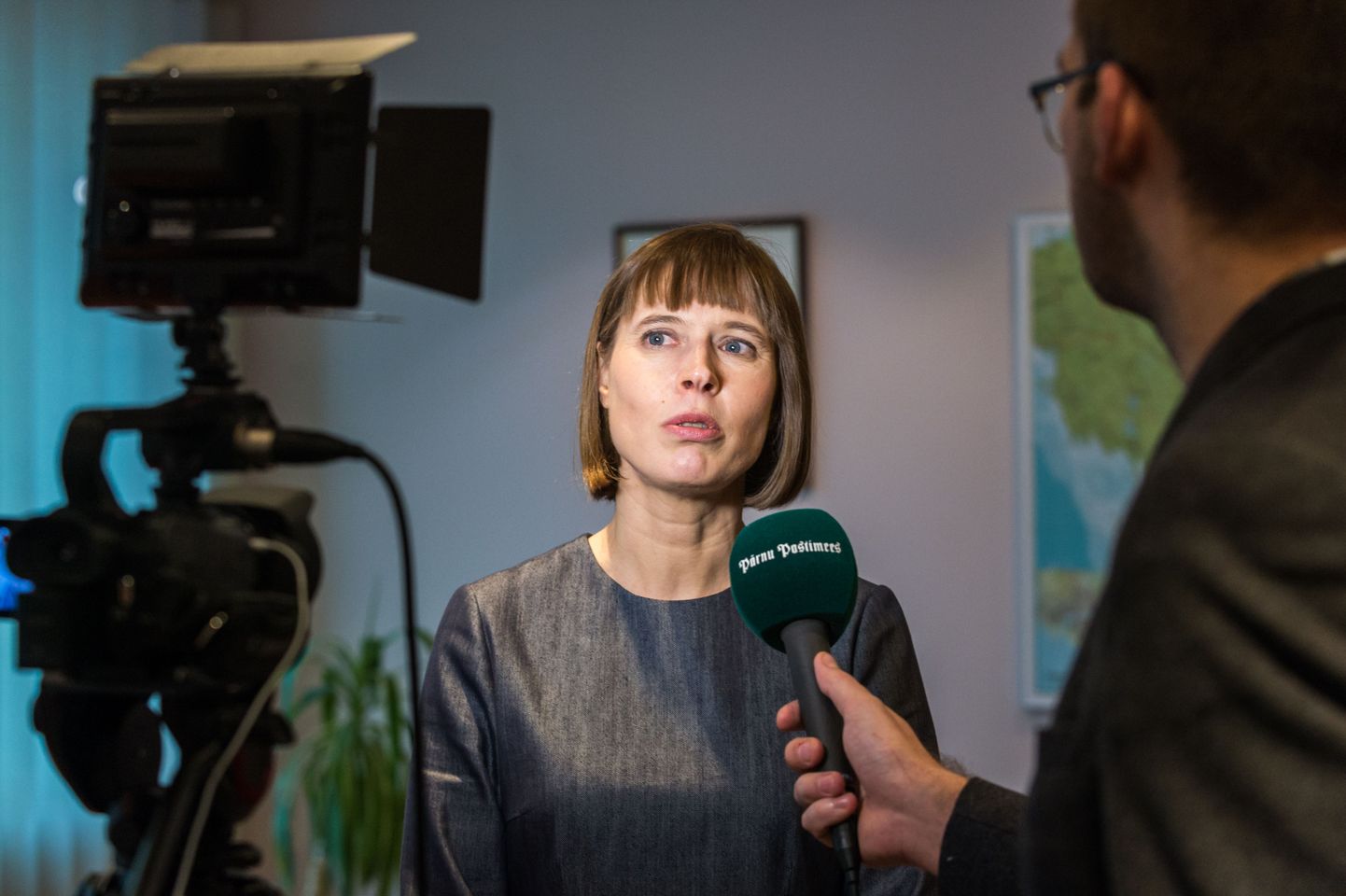 02.02.2017 Pärnu Kersti Kaljulaid, president kohtus vallavanematega. Foto: Ardi Truija