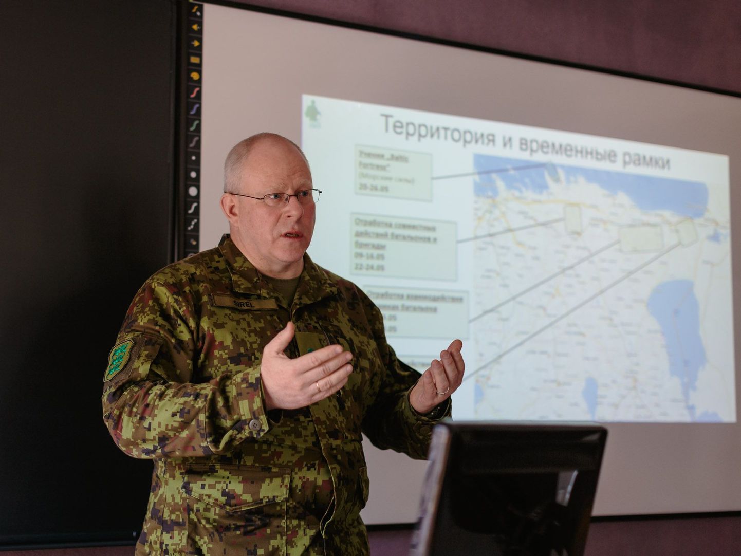 Заместитель командующего Силами обороны Эстонии, бригадный генерал Индрек Сирель.