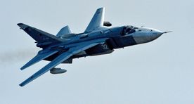 Испанские самолеты перехватили над Балтийским морем российский фронтовой бомбардировщик Су-24