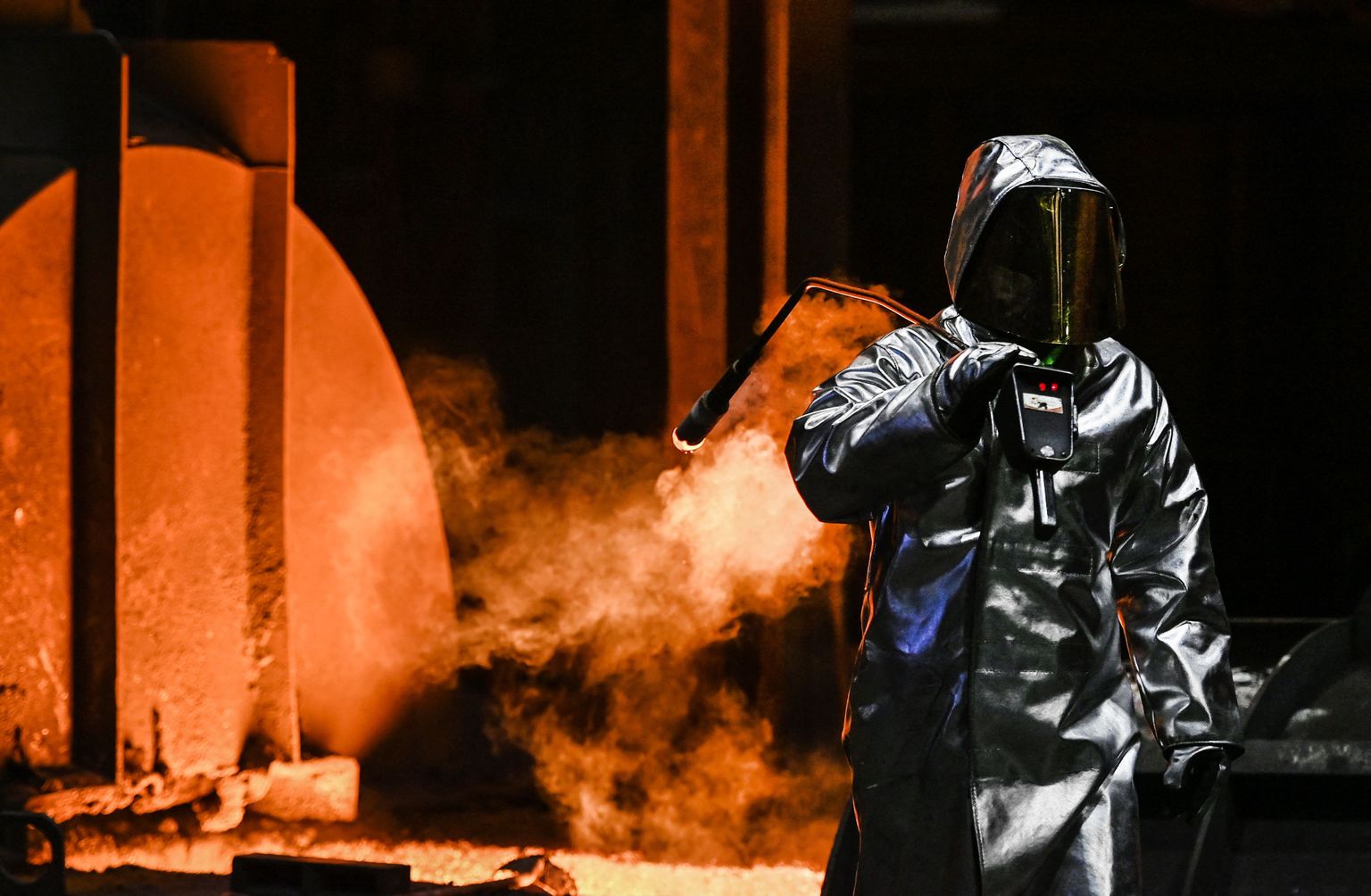 ThyssenKrupi metallitehas Duisburgis, Saksamaal.