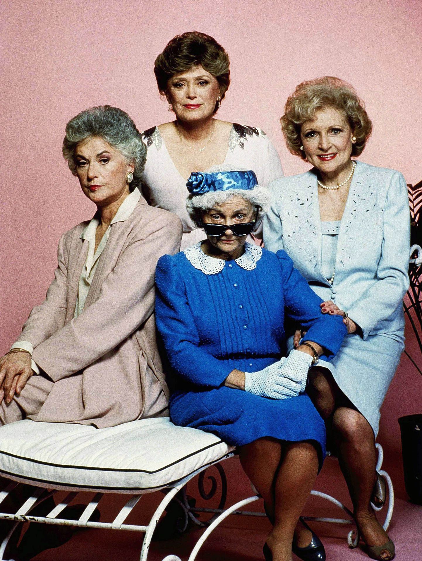 "Golden Girls" 1985. aastal: Bea Arthur, Rue McClanahan, Betty White ja Estelle Getty